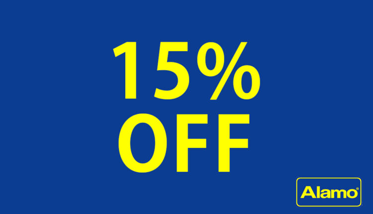 alamo 15% off promo