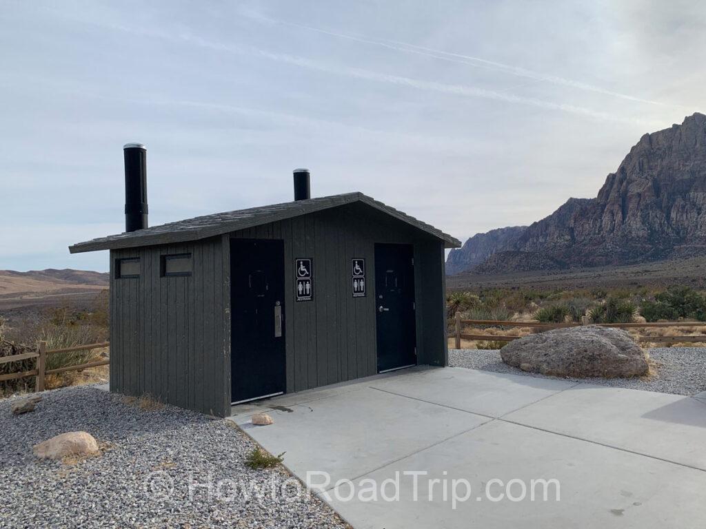 bathroom at red rock canyon