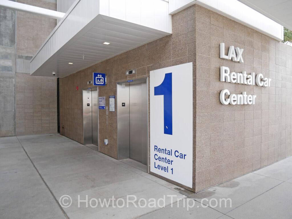 LAX Rent a car center