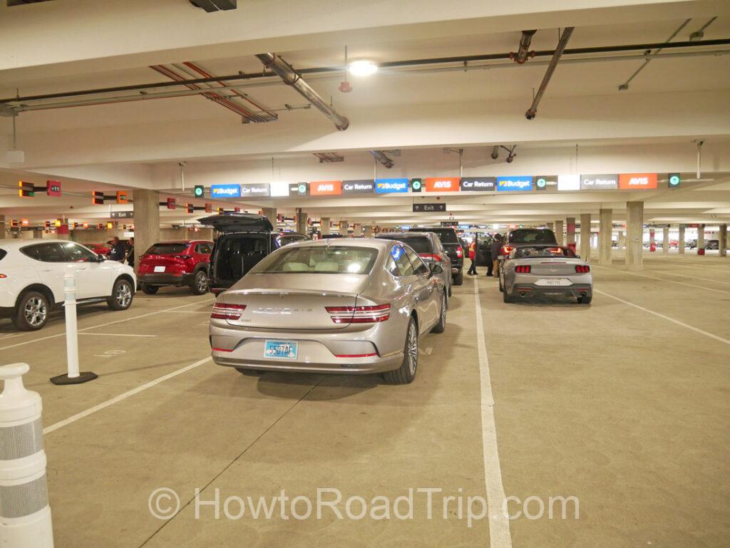 avis return lane at lax