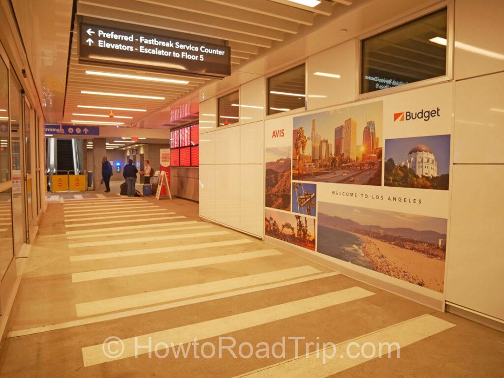 preferred counter at LAX