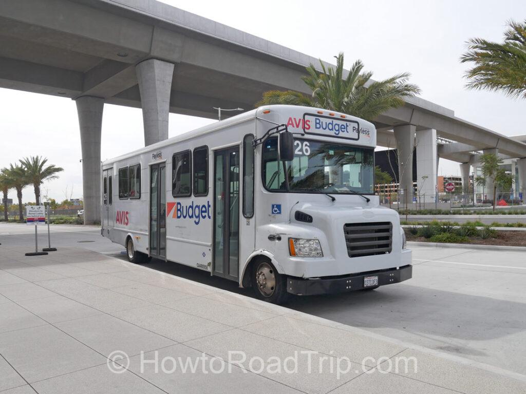 avis shuttle to LAX