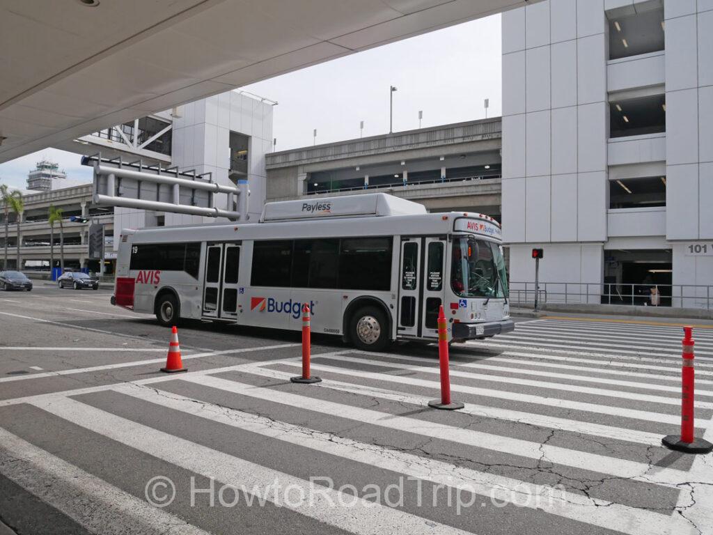 Avis Shuttle at LAX